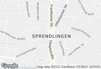 Karte mit Standort von Der Bäcker Eifler - Sprendlingen