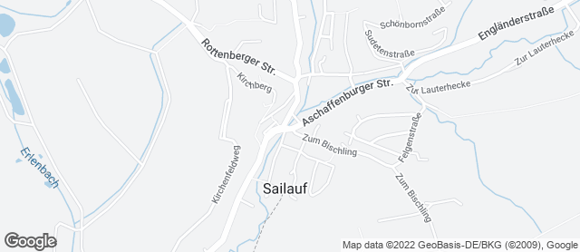 Karte mit Standort von Bäckerei Müller