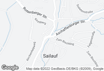 Karte mit Standort von Bäckerei Müller