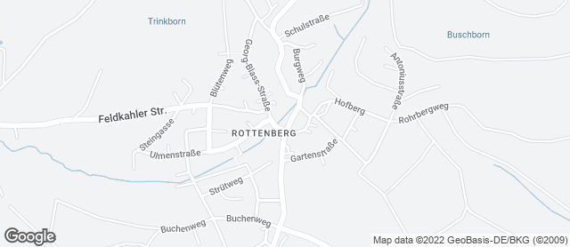 Karte mit Standort von Bäckerei Müller
