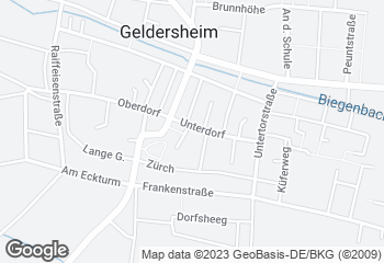 Karte mit Standort von Bäckerei Wehner