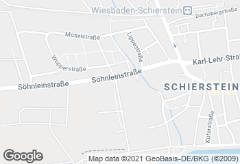 Karte mit Standort von Backhaus Schröer - Söhnleinstraße