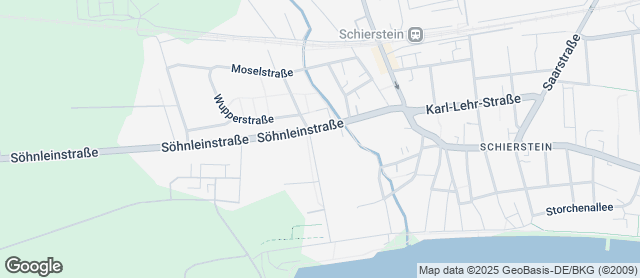 Karte mit Standort von Backhaus Schröer - Söhnleinstraße