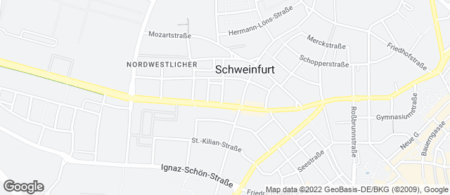 Karte mit Standort von Bäckerei und Konditorei Utz GmbH & Co. KG