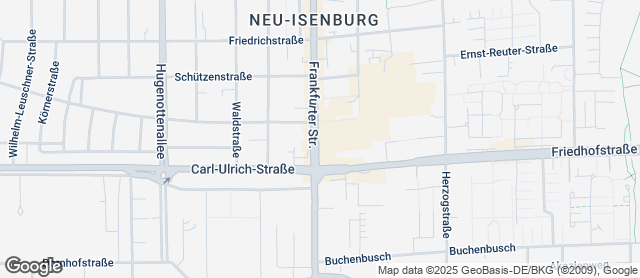 Karte mit Standort von Der Bäcker Eifler - Neu Isenburg Zentrum