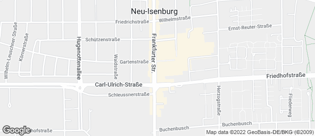 Karte mit Standort von Der Bäcker Eifler - Neu Isenburg Zentrum