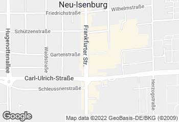 Karte mit Standort von Der Bäcker Eifler - Neu Isenburg Zentrum