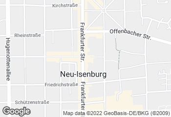 Karte mit Standort von Der Bäcker Eifler - Neu Isenburg Frankfurter Straße