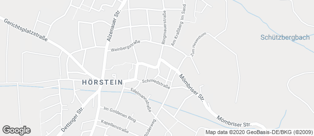 Karte mit Standort von Bäckerei Mühlhause