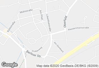 Karte mit Standort von Backhaus Schröer - Wandersmannstraße
