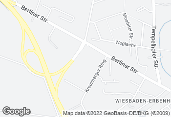Karte mit Standort von Bäckerei "Die Lohners" - Wiesbaden-Erbenheim