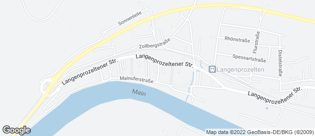 Karte mit Standort von Bäckerei Rüb