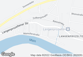 Karte mit Standort von Bäckerei Rüb