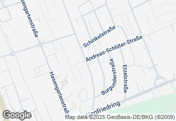 Karte mit Standort von Backhaus Schröer - Brunhildenstraße