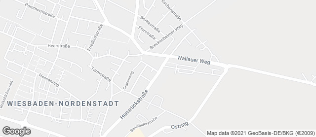 Karte mit Standort von Backhaus Schröer - Hunsrückstraße