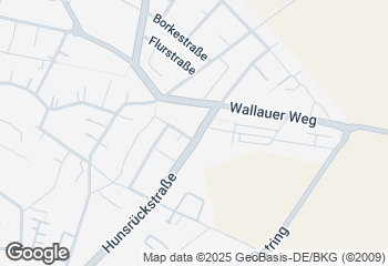 Karte mit Standort von Backhaus Schröer - Hunsrückstraße