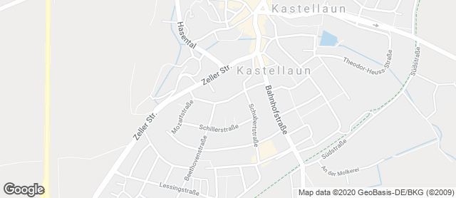 Karte mit Standort von Bäckerei Schuster