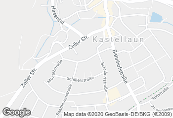 Karte mit Standort von Bäckerei Schuster