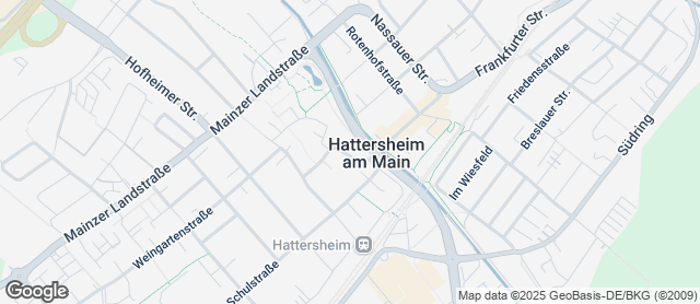 Karte mit Standort von Der Bäcker Eifler -  Hattersheim