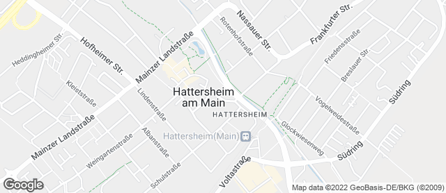 Karte mit Standort von Der Bäcker Eifler -  Hattersheim