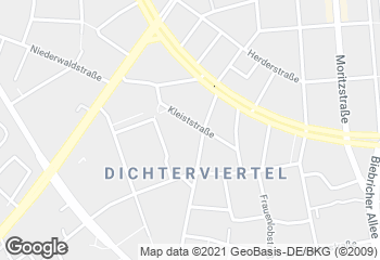 Karte mit Standort von Backhaus Schröer - Kleiststraße