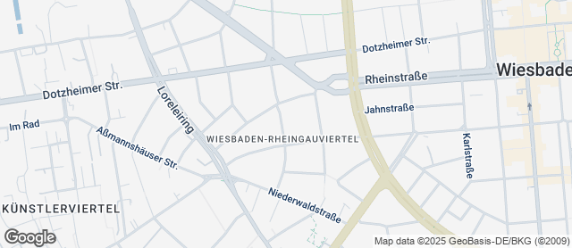 Karte mit Standort von Backhaus Schröer - Eltviller Straße