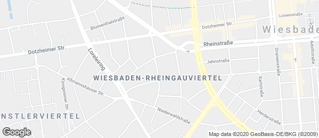 Karte mit Standort von Backhaus Schröer - Eltviller Straße