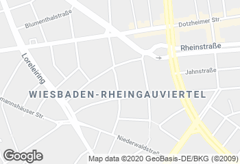 Karte mit Standort von Backhaus Schröer - Eltviller Straße