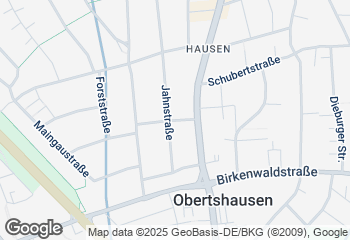 Karte mit Standort von Der Bäcker Eifler - Obertshausen