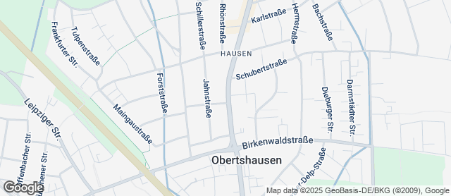 Karte mit Standort von Der Bäcker Eifler - Obertshausen