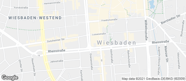 Karte mit Standort von Backhaus Schröer - Rewe Luisenforum (im Rewe Markt)