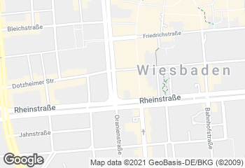 Karte mit Standort von Backhaus Schröer - Rewe Luisenforum (im Rewe Markt)