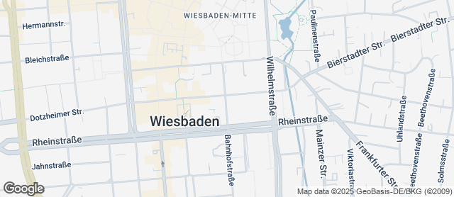 Karte mit Standort von Backhaus Schröer - Luisenstraße (Ecke Luisen-Bahnhofstraße)