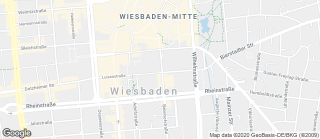 Karte mit Standort von Backhaus Schröer - Luisenstraße (Ecke Luisen-Bahnhofstraße)
