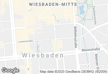 Karte mit Standort von Backhaus Schröer - Luisenstraße (Ecke Luisen-Bahnhofstraße)