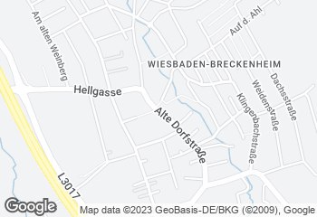 Karte mit Standort von Bäckerei Bohrmann