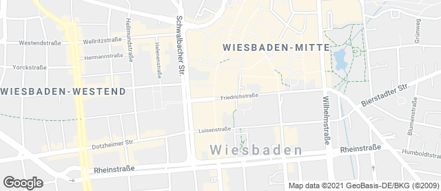 Karte mit Standort von biokaiser Filiale Friedrichstraße