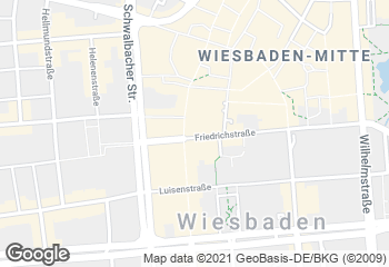Karte mit Standort von biokaiser Filiale Friedrichstraße