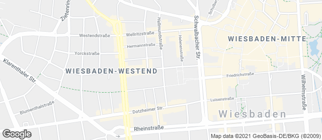 Karte mit Standort von Bäckerei Klein- Bleichstraße