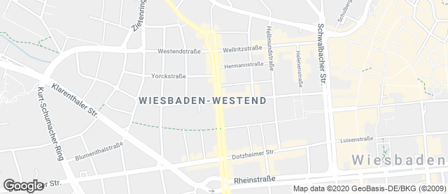 Karte mit Standort von Bäckerei Klein- Bismarckring