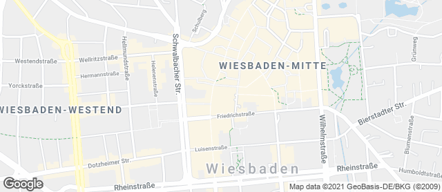 Karte mit Standort von Backhaus Schröer - Karstadt Wiesbaden (im Karstadt Perfetto)