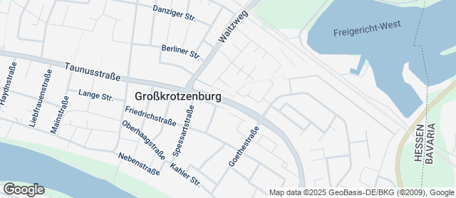 Karte mit Standort von Der Bäcker Eifler - Großkrotzenburg