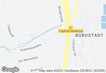 Karte mit Standort von Bäckerei Heidinger