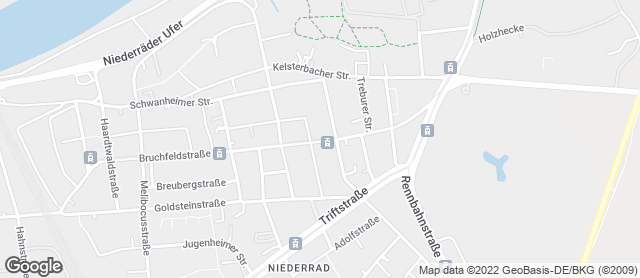 Karte mit Standort von Der Bäcker Eifler - Niederrad