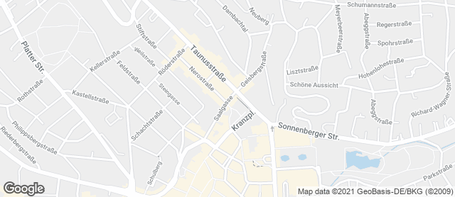 Karte mit Standort von Backhaus Schröer - Saalgasse