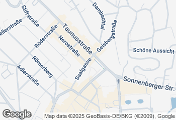 Karte mit Standort von Backhaus Schröer - Saalgasse
