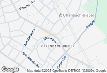 Karte mit Standort von Der Bäcker Eifler -  Offenbach Bieber