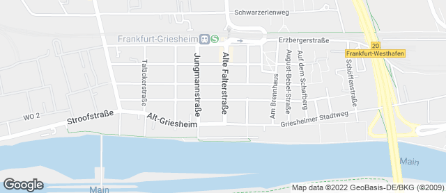Karte mit Standort von Der Bäcker Eifler -  Griesheim