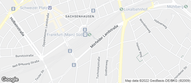 Karte mit Standort von Der Bäcker Eifler - Mörfelder Landstraße
