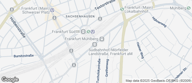 Karte mit Standort von Der Bäcker Eifler - Mörfelder Landstraße